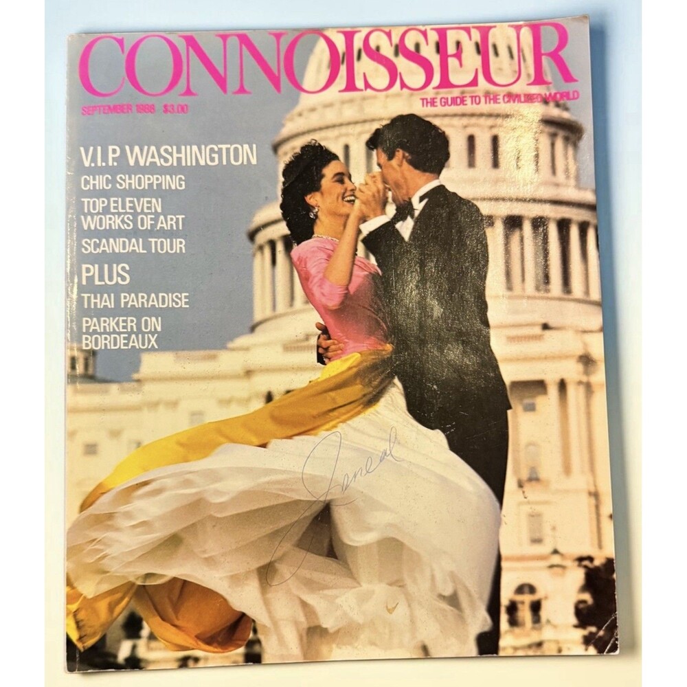 Connoisseur Magazine September 1988 The Guide to the Civilized World Signed?